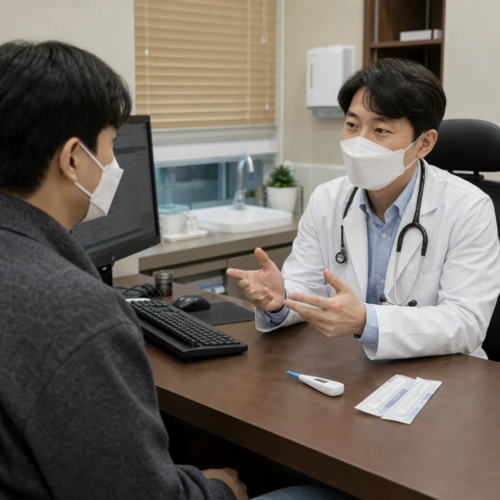 기침과 고열이 함께 나면 용현동내과에서 독감·코로나 검사를 하나요?